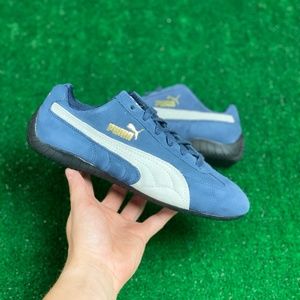 Puma Speed Cat Low Mens Casual Shoes Insignia Blue White 417302-05 NEW Multi Sz